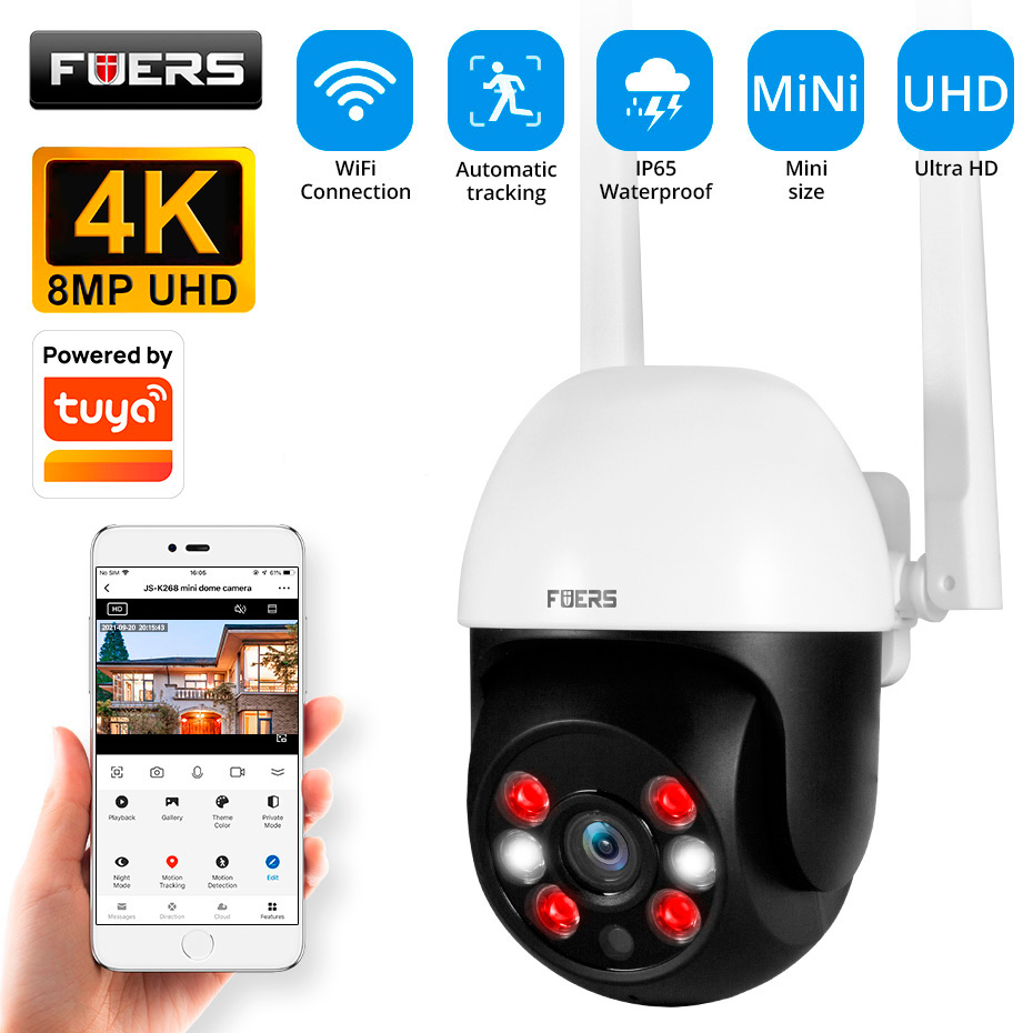 Smart Home Camera Ezviz - Telecamera IP Fuers 8MP 4K per