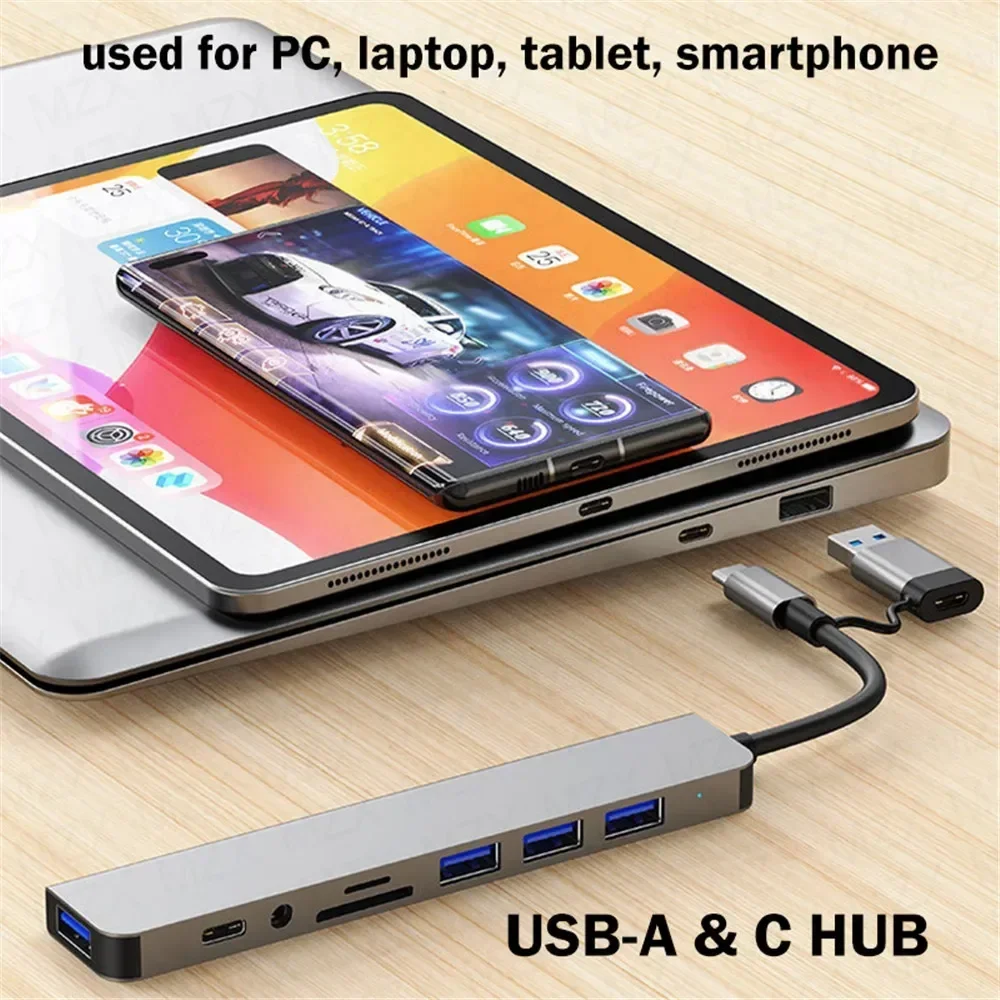 Smart Home Hub 2 - Adattatore multiporta hub USB C 8