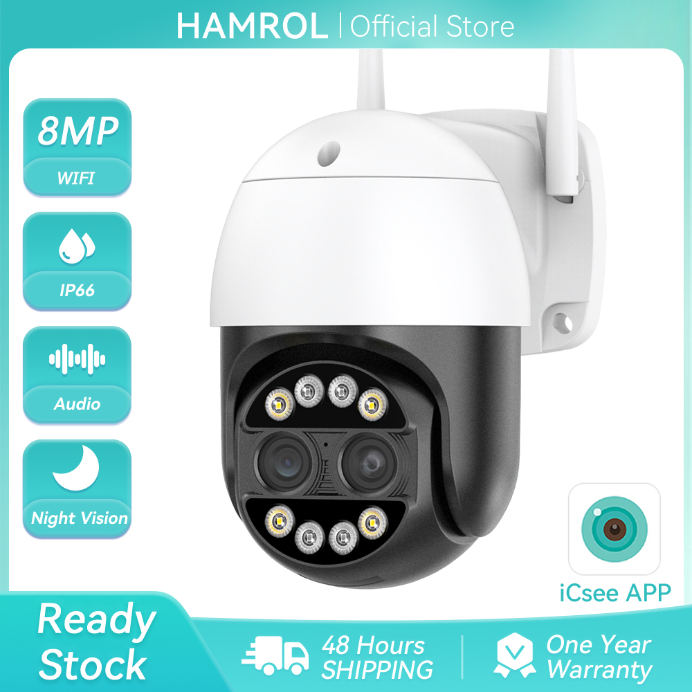 Smart Home Camera Ezviz - Telecamera PTZ WIFI 8MP a Doppia