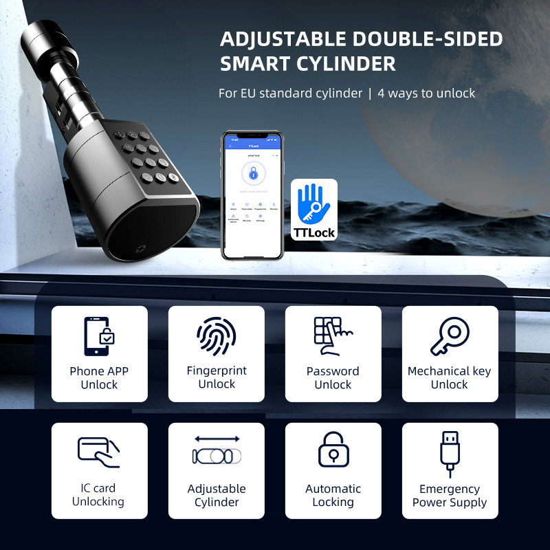 Smart Euro Serratura cilindric - Smart Home Door Lock recensione e prezzo
