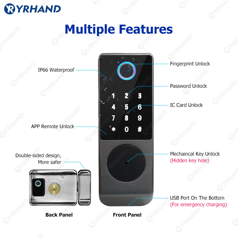Tuya Smart lock impermeabile W - Smart Home Door Lock recensione e prezzo